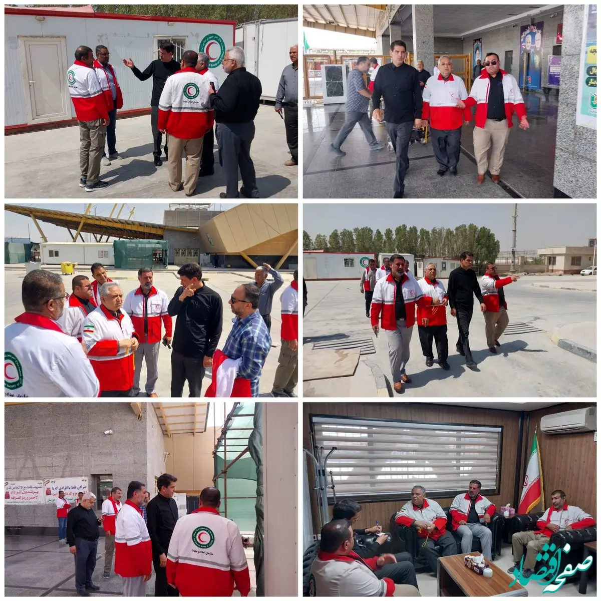 آغاز آماده‌سازی زیرساخت‌های امدادی اربعین در شلمچه با حضور فرماندار ویژه خرمشهر