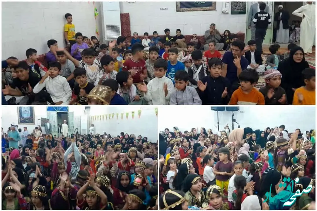 برگزاری مراسم میلاد امام حسن مجتبی(ع) در ملاشیه اهواز توسط شرکت فولاد اکسین خوزستان