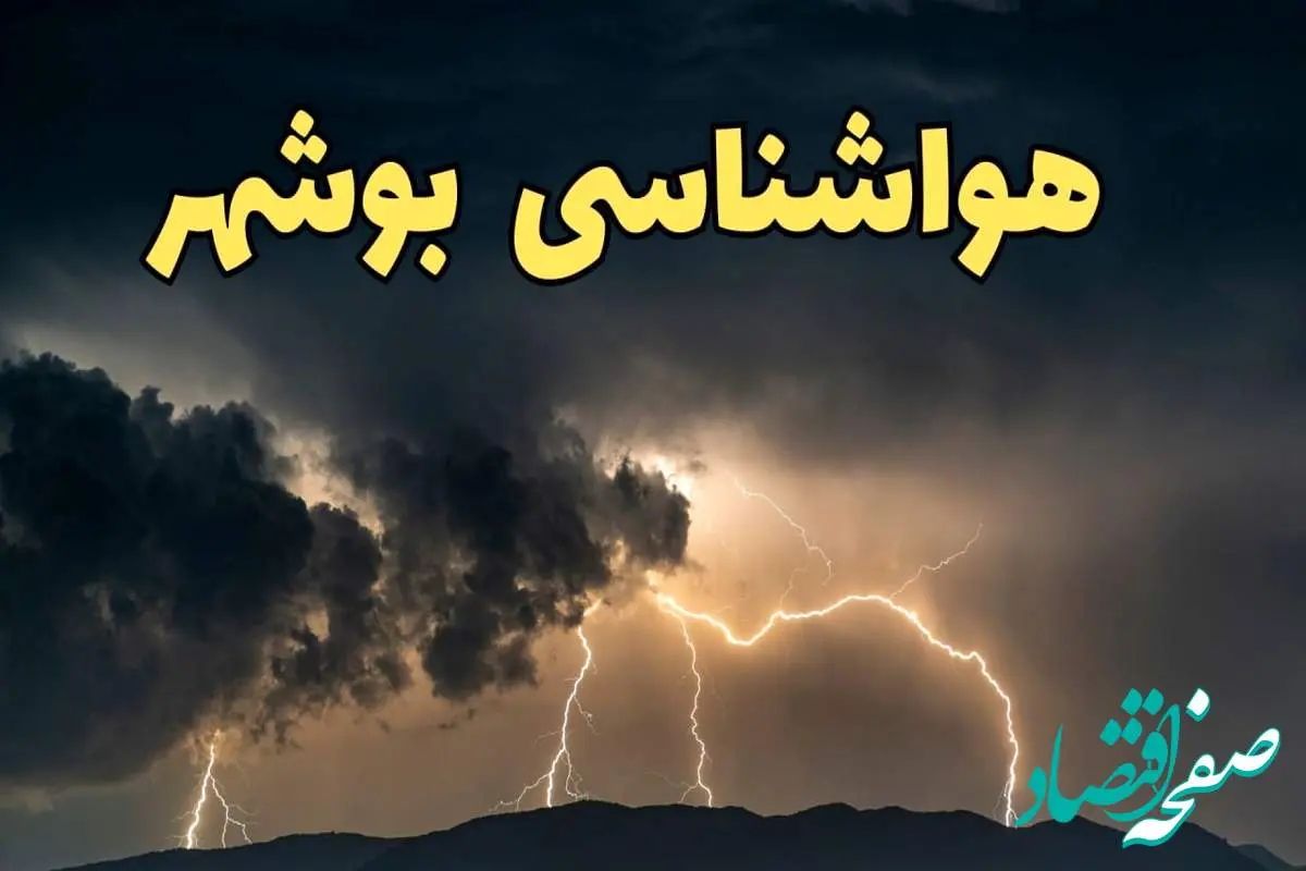 آخرین پیش‌ بینی آب و هوا بوشهر برای چهارشنبه ۱۵ اسفند ۱۴۰۳ | وضعیت هوای بوشهر فردا چطور است؟ + هواشناسی بوشهر