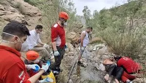 نجات معجزه آسای جوان گمشده در ارتفاعات آبعلی پس از ۷ روز سرما و گرسنگی
