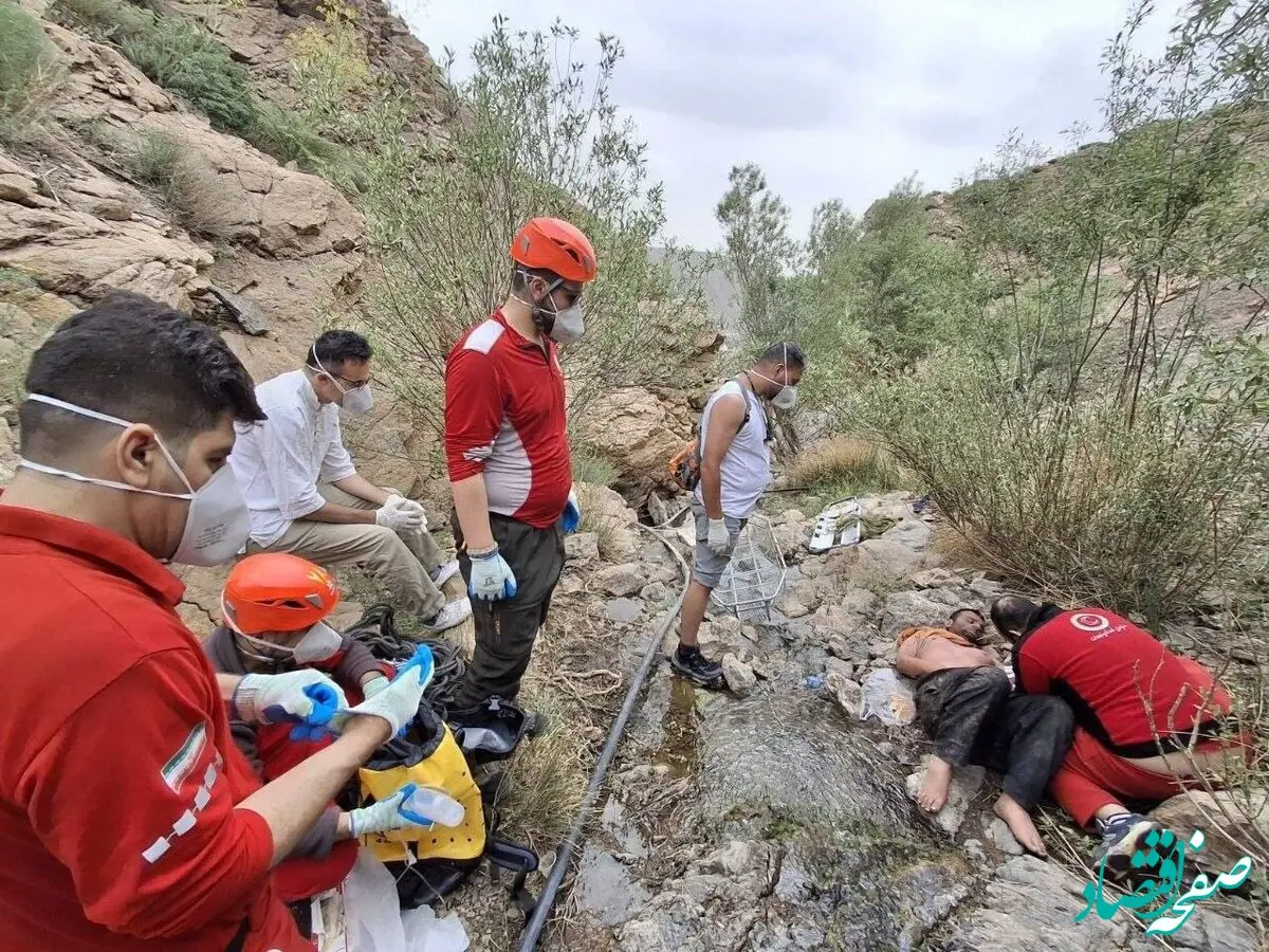 نجات معجزه آسای جوان گمشده در ارتفاعات آبعلی پس از ۷ روز سرما و گرسنگی