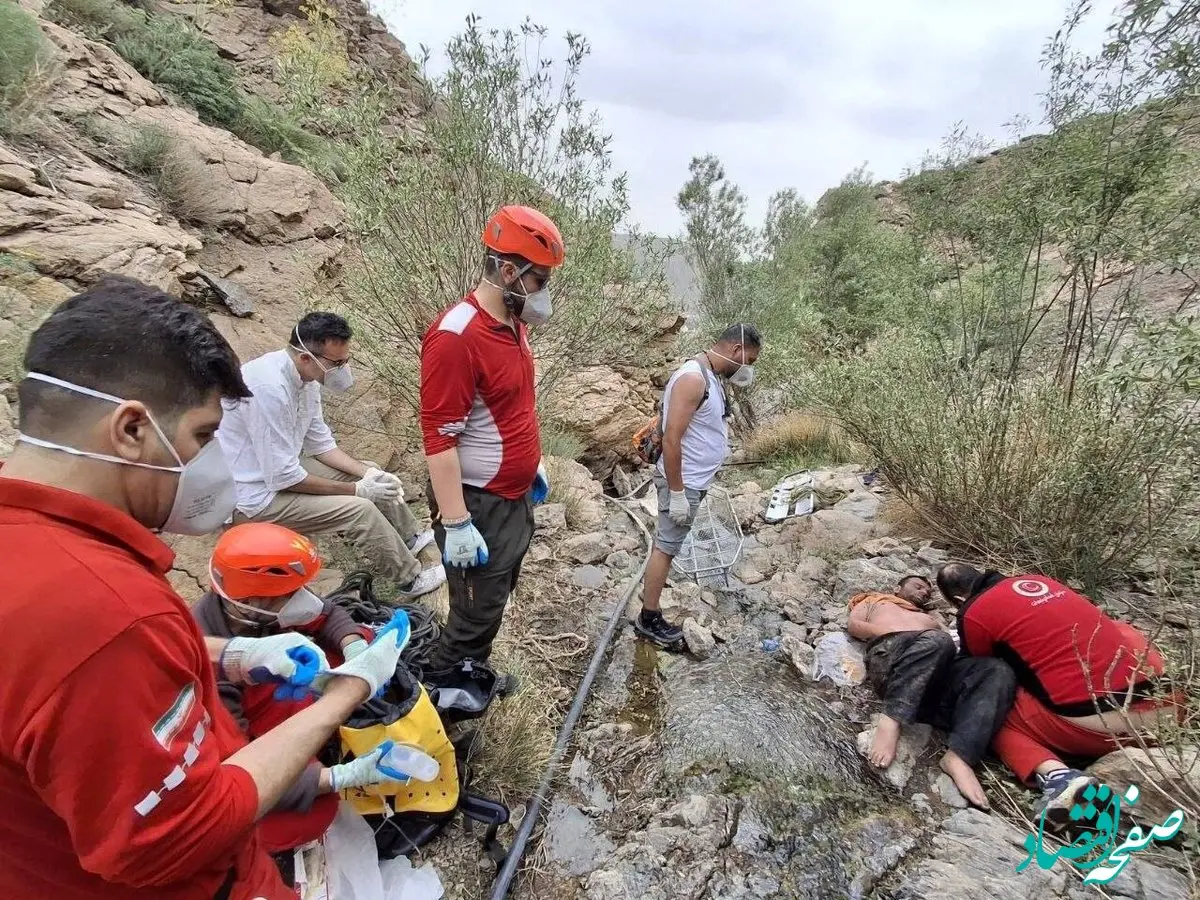 نجات معجزه آسای جوان گمشده در ارتفاعات آبعلی پس از ۷ روز سرما و گرسنگی