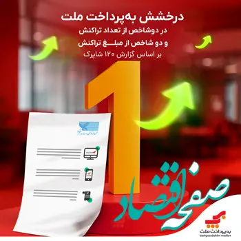 درخشش به‌پرداخت ملت در دو شاخص‌ از تعداد تراکنش و دو شاخص از مبلغ تراکنش بر اساس گزارش شاپرک