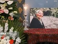 تصاویری از یادبود امیربانو کریمی چهره ماندگار کشور