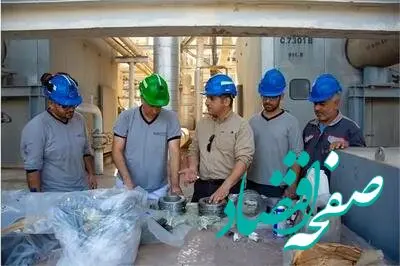 انجام تعمیرات اساسی تجهیزات هوای نواحی ۱ و ۲ شرکت فجر انرژی خلیج فارس