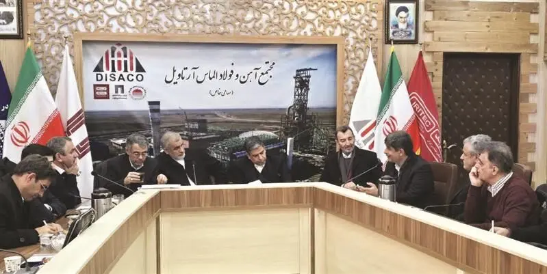 بازدید مدیرعامل گروه فولاد مبارکه از مرکز خدماتی این مجموعه در اردبیل و پروژه احداث واحد تولید آهن اسفنجی در این استان