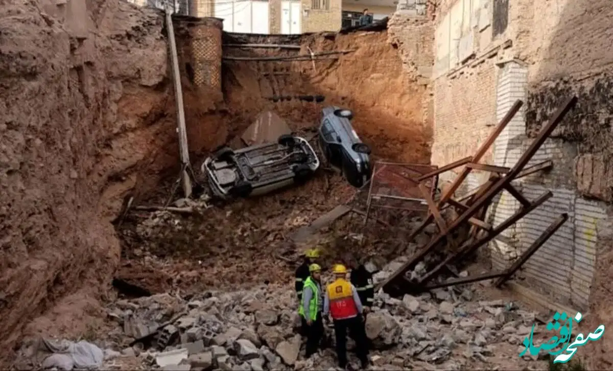 ریزش وحشتناک ساختمان در عباسی تبریز / چه بر سر کارگران آمد؟ 