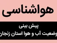 وضعیت آب و هوا زنجان فردا جمعه ۱۷ آذر ماه ۱۴٠۲ | زنجانی ها بخوانند