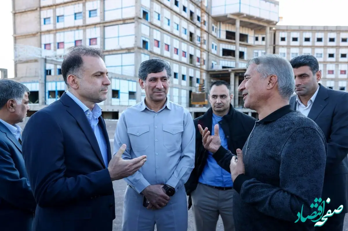 مدیرعامل شرکت ملی مس از بیمارستان در حال احداث تسکین رفسنجان بازدید کرد