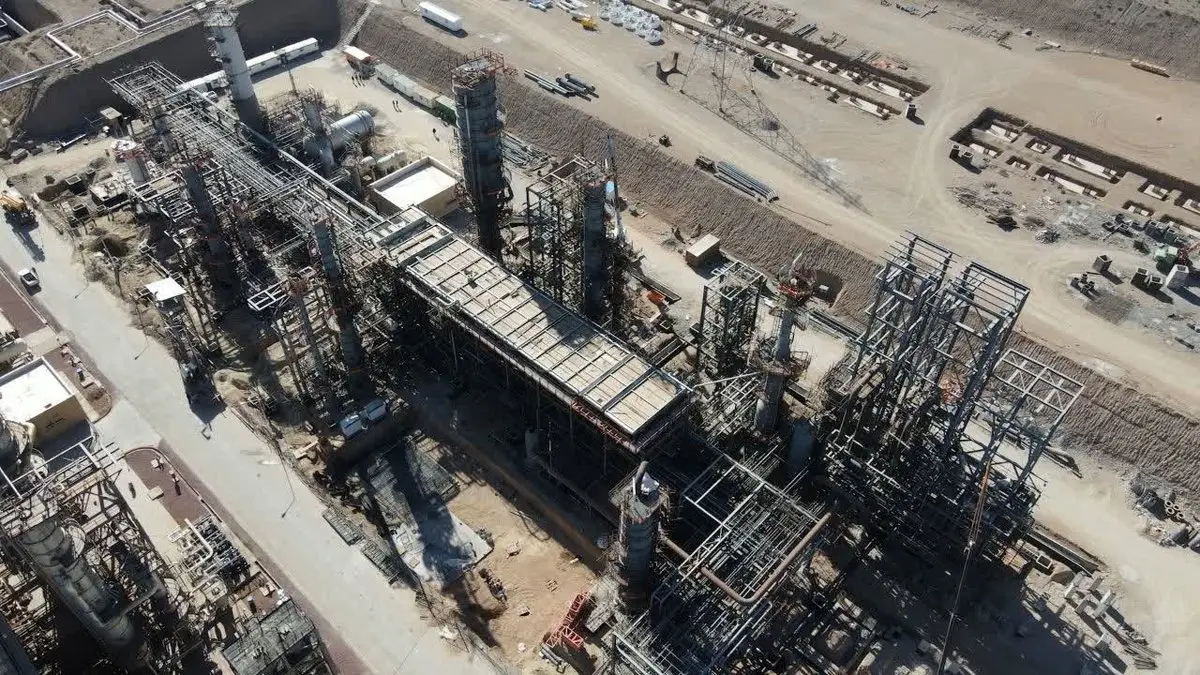 حدود20 درصد مانده تا افتتاح بزرگترین پروژه صنایع شیمیایی کشور