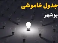 جدول قطعی برق بوشهر فردا جمعه ۲۱ شهریور ۱۴۰۴ | ساعت و مناطق تحت تاثیر
