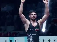 مدال نقره مهدی یوسفی در رقابت‌های کشتی آزاد زاگرب