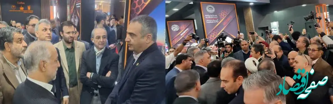 استقبال از حضورگروه شرکت های چادرملو در نمایشگاه کانماین