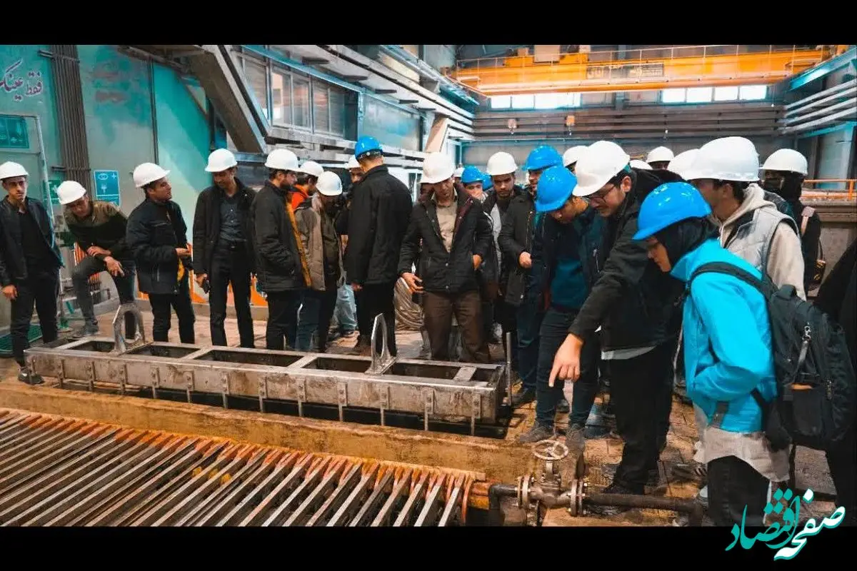 بازدید دانشجویان دانشگاه امیرکبیر از معدن مس میدوک شهربابک