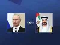 جزئیات گفت‌وگوی تلفنی پوتین و رئیس امارات درباره ایران