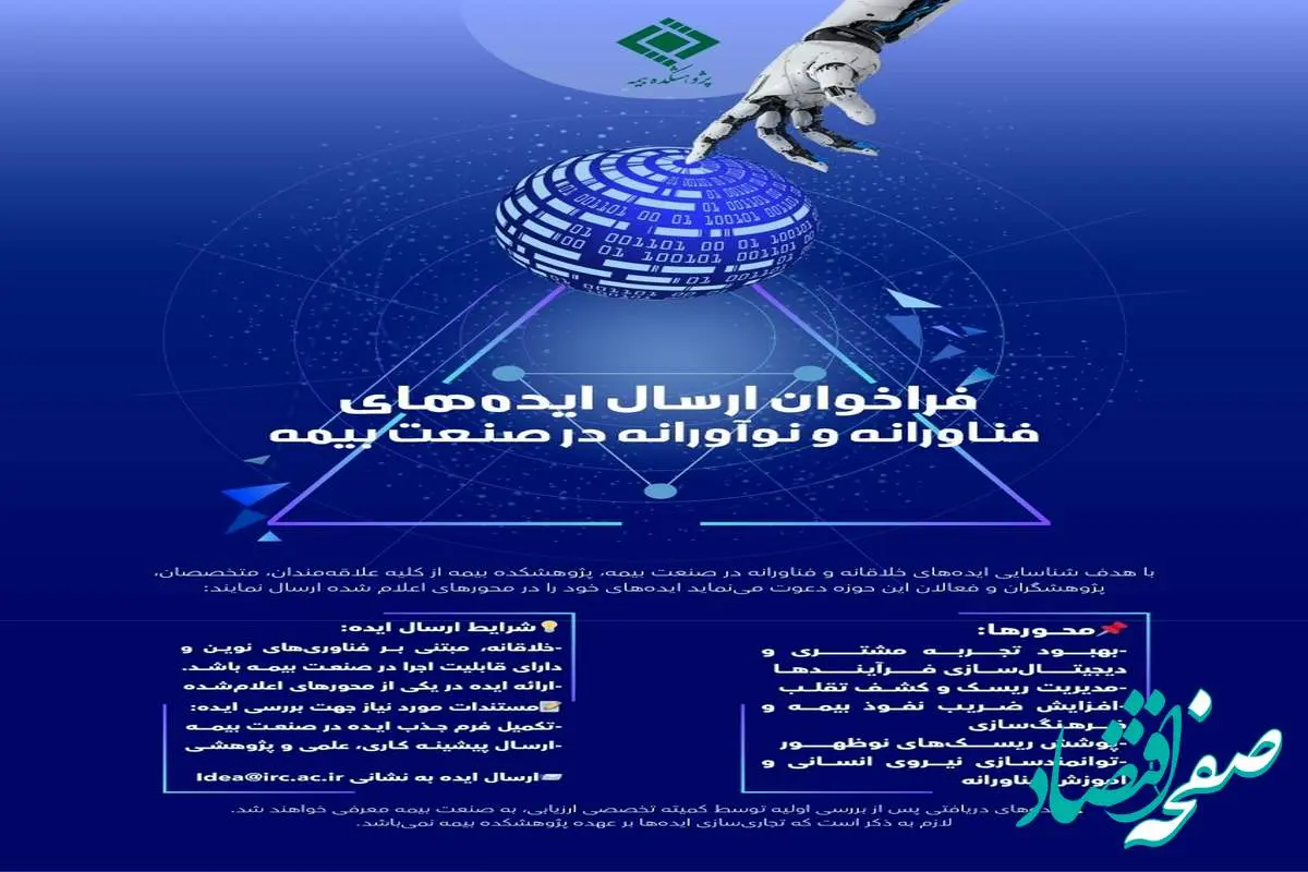 فراخوان جذب ایدههای نوآورانه و فناورانه