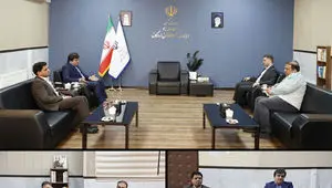 نشست مدیرعامل شرکت آهن و فولاد ارفع و فرماندار اردکان