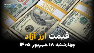اینفوگرافی | قیمت ارز آزاد امروز چهارشنبه ۱۸ شهریور ۱۴۰۵؛ دلار دوباره گران شد