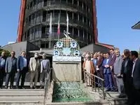 برگزاری آیین رونمایی از تندیس شهدای بیمه ایران در ساختمان مرکزی