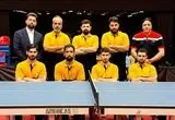 تیم پتروشیمی بندر امام، صدرنشین مرحله مقدماتی تنیس‌روی‌میز کشور شد
