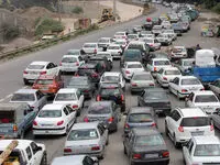 وضعیت ترافیک جاده تهران کرج چالوس امروز چهارشنبه ۱۷ مرداد ۱۴۰۳