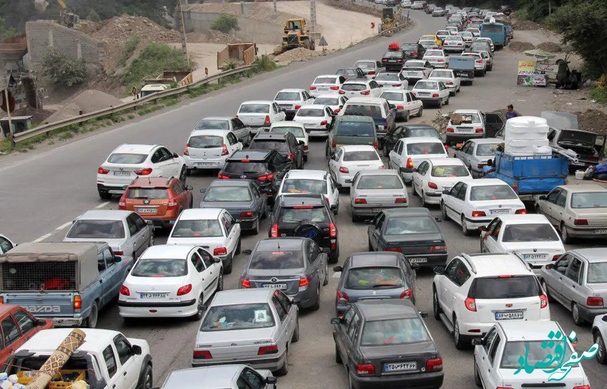 وضعیت ترافیک جاده تهران کرج چالوس امروز چهارشنبه ۱۷ مرداد ۱۴۰۳