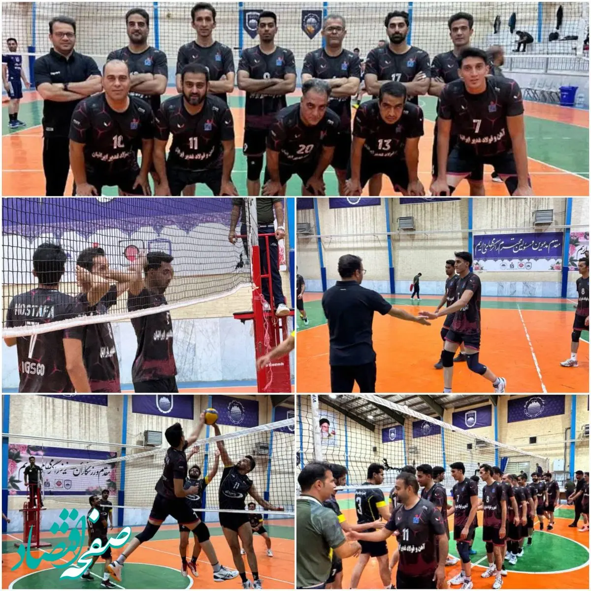 تیم آهن و فولادغدیر ایرانیان قهرمان جام والیبال مجتمع صنعتی چادرملو شد