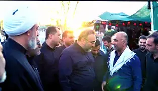 چادرملو در خدمت زائران کربلا