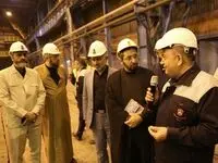 ذوب‌آهن اصفهان ریل پیشرفت ایران را می سازد