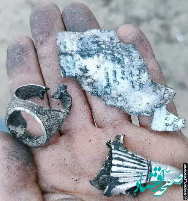 تصویری از انگشتر متلاشی شده  سید حسن نصرالله در محل ترور
