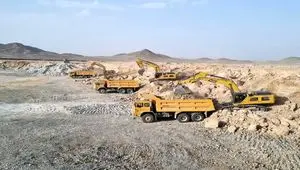 ویدئو: فعالیت شبانه‌روزی معدن‌کار باختر در معدن مس جانجا؛ ۱۲ میلیون تن باطله‌برداری تاکنون