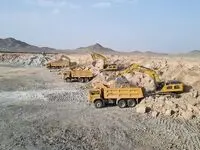 ویدئو: فعالیت شبانه‌روزی معدن‌کار باختر در معدن مس جانجا؛ ۱۲ میلیون تن باطله‌برداری تاکنون