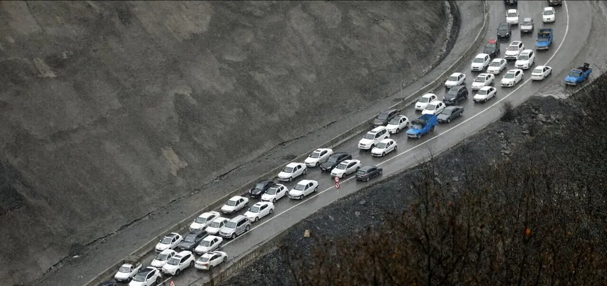 آخرین وضعیت ترافیکی در آزادراه تهران- شمال امروز چهارشنبه ۸ فروردین ماه ۱۴۰۳