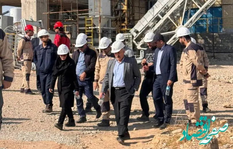 آغاز انتقال سنگ آهک از معدن به کارخانه آهک هیدراته پلدختر