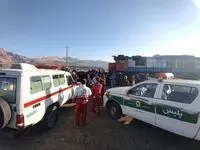 عکس  عجیب از واژگونی اتوبوس در جاده سمنان/ ۲ فوتی و ۲۸ مصدوم