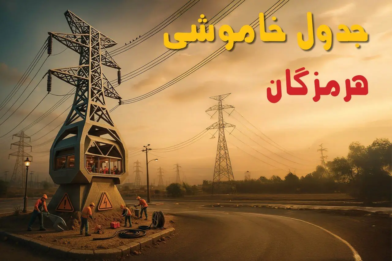 جدول خاموشی برق بندرعباس فردا دوشنبه ۱۲ خرداد ۱۴۰۴ + ساعت قطع برق استان هرمزگان دوشنبه ۱۲ خرداد