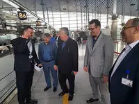 بازدید قائم مقام مدیر عامل بانک ملی ایران از شعبه فرودگاه امام(ره)