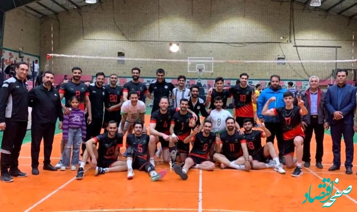 دومین برد تیم والیبال فولاد غدیر نی ریز در لیگ برتر فارس
