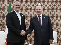 پوتین ۱۰ شهریور با پزشکیان دیدار می‌کند
