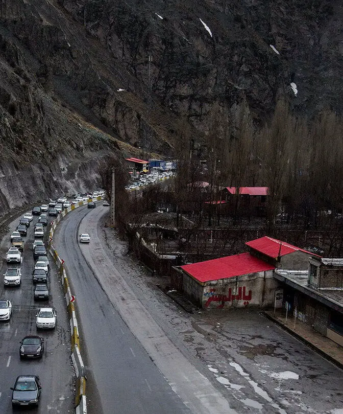 آخرین وضعیت ترافیکی در کندوان و هراز | وضعیت ترافیکی سوادکوه