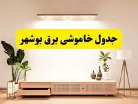 برنامه قطعی برق استان بوشهر تغییر کرد | جدول خاموشی برق بوشهر جمعه ۹ خرداد ۱۴۰۴ + ساعت قطع برق شهرستان‌های بوشهر جمعه ۹ خرداد