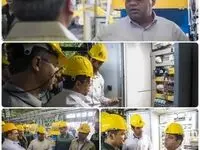 بازدید مدیرعامل فولاژ از روند پروژه نصب سیرکوفلاکس جدید در خط ۱ واحد تکمیل‌کاری