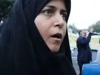 فیلم مصاحبه با خانم معترض به فیلم‌های سورپرایز در اینستاگرام