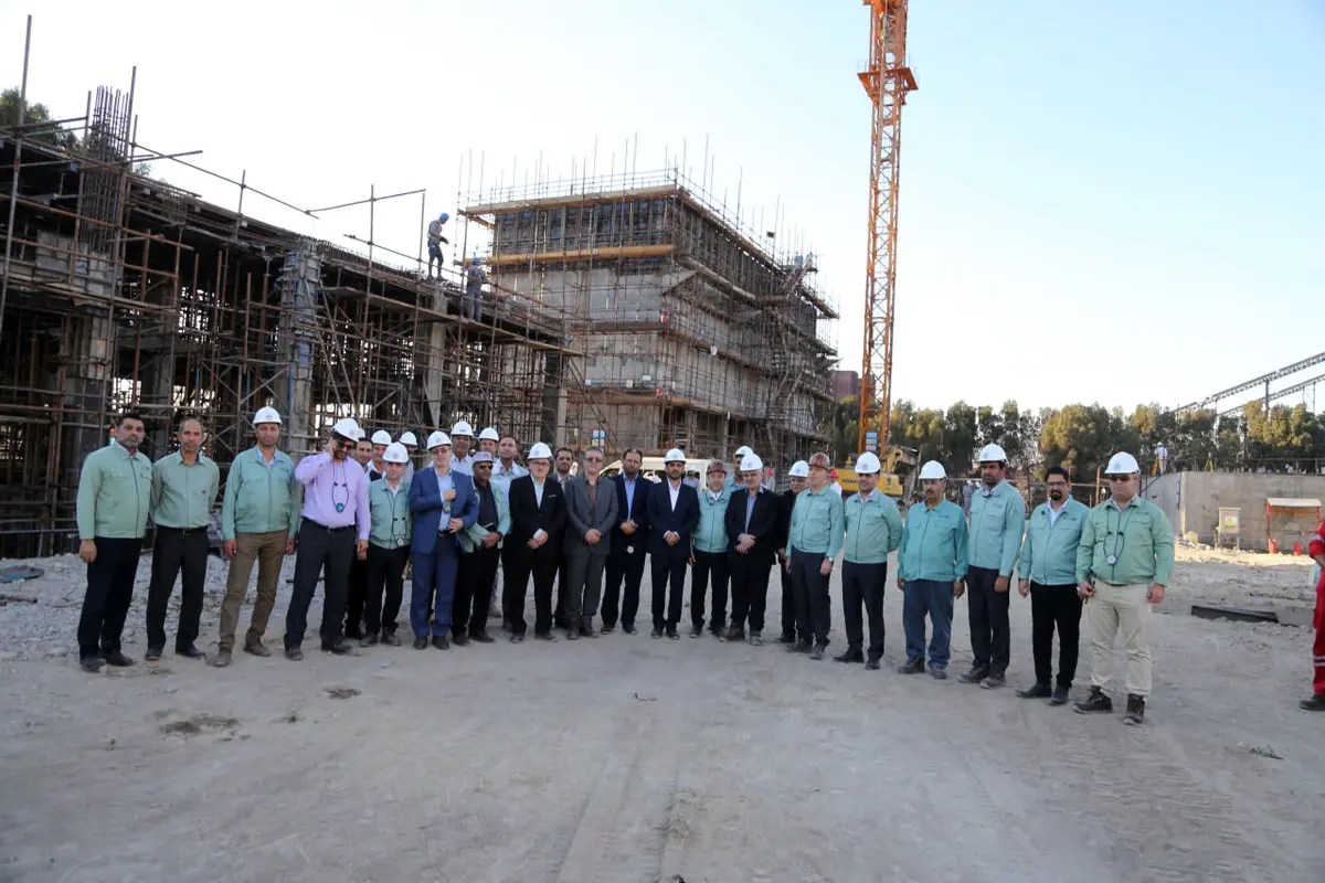 گزارش تصویری بازدید اعضای هیئت مدیره گروه فولاد مبارکه از طرح‌های توسعه‌ای فولاد هرمزگان