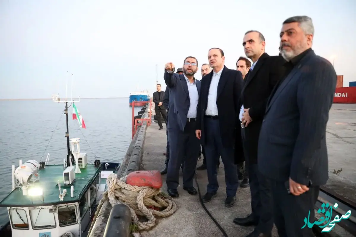 بازدید از مجتمع بندری کاسپین