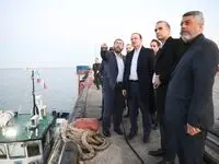 بازدید از مجتمع بندری کاسپین