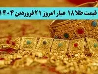 طوفان قیمت طلا با حرف های ترامپ ! | قیمت طلا ۱۸ عیار امروز پنجشنبه ۲۱ فروردین ماه ۱۴۰۴