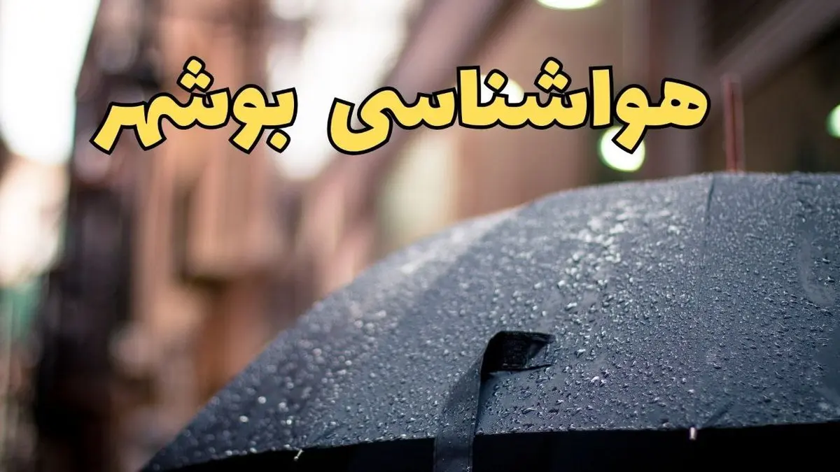 پیش‌ بینی وضعیت آب و هوا بوشهر فردا چهارشنبه ۲۷ فروردین ۱۴۰۴ + پیش بینی هواشناسی بوشهر ۲۴ ساعت آینده + آب و هوای بوشهر