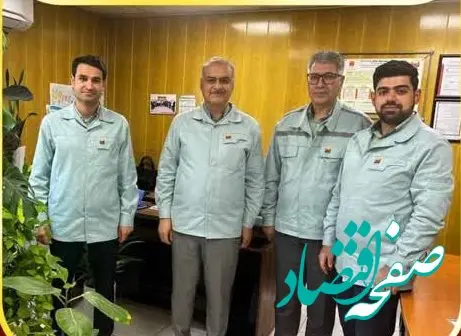 بازدید سرزده مهندس کهزاد مدیرعامل شرکت صنعت فولاد شادگان از واحد استراتژیک