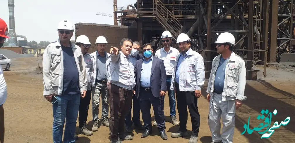 بازدید مدیرعامل و معاونت مهندسی پروژه‌های شرکت ایریتک از پروژه مخازن آهن اسفنجی فولاد هرمزگان

